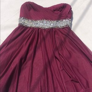 Maroon Prom Dress